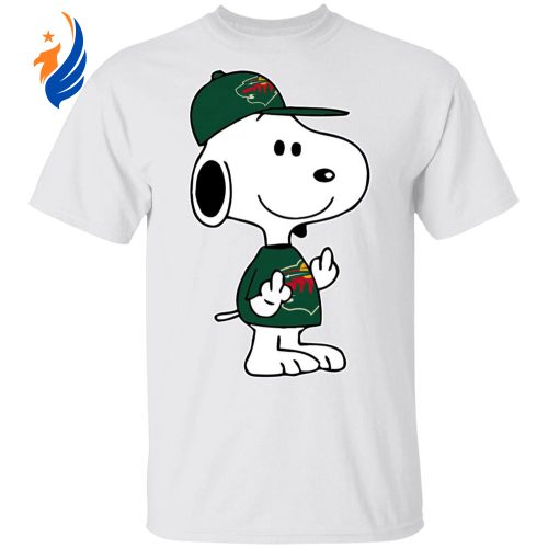 Snoopy Minnesota Wild NHL Double Middle Fingers Fck You Shirt: Show Your Team Spirit with this Bold and Edgy NHL Fan Gear! Snoopy Minnesota Wild NHL Double Middle Fingers Fck You Shirt: Show Your Team Spirit with this Bold and Edgy NHL Fan Gear!