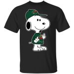 Snoopy Minnesota Wild NHL Double Middle Fingers Fck You Shirt: Show Your Team Spirit with this Bold and Edgy NHL Fan Gear!