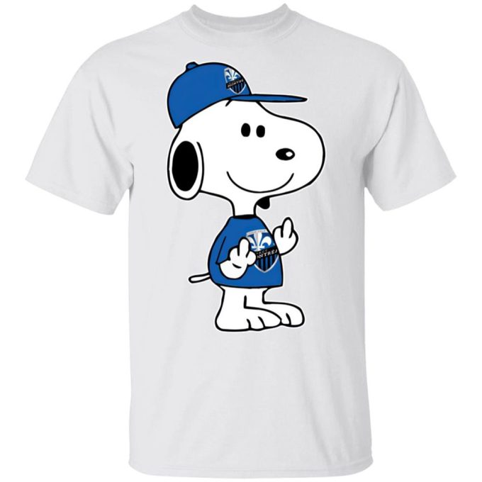 Snoopy Montreal Impact MLS Shirt: Double Middle Fingers – Fck You Design Engaging & Trendy Soccer Apparel