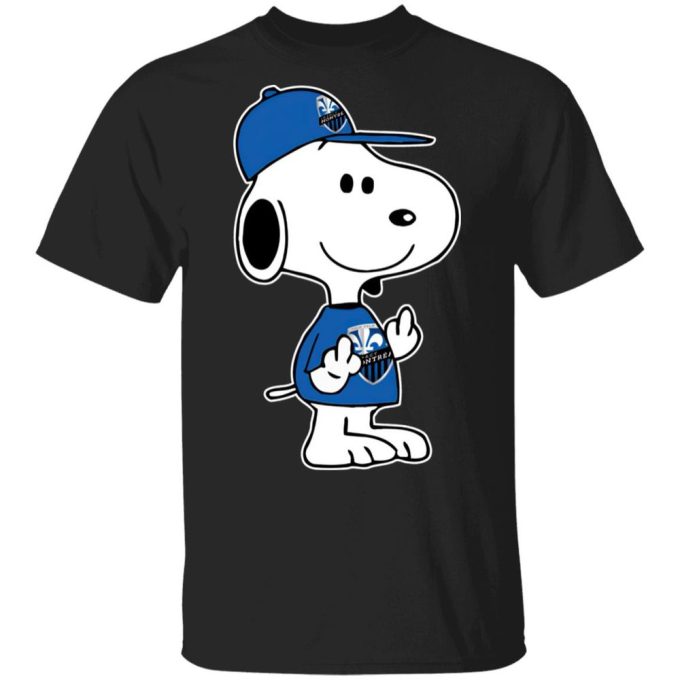 Snoopy Montreal Impact MLS Shirt: Double Middle Fingers – Fck You Design Engaging & Trendy Soccer Apparel