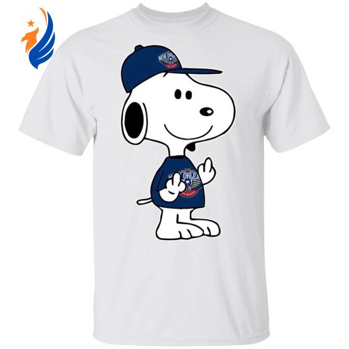 Snoopy New Orleans Pelicans NBA Double Middle Fingers Fck You Shirt – Express Your Fandom with Attitude! Snoopy New Orleans Pelicans NBA Double Middle Fingers Fck You Shirt – Express Your Fandom with Attitude!