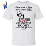 Snoopy Once Upon A Time Girl Who Loved Books Shirt – A Book Lover s Dream!