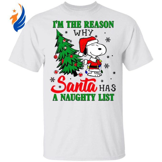 Spread Holiday Cheer with Snoopy Santa Naughty List Shirt – Perfect Merry Christmas Gift Spread Holiday Cheer with Snoopy Santa Naughty List Shirt – Perfect Merry Christmas Gift