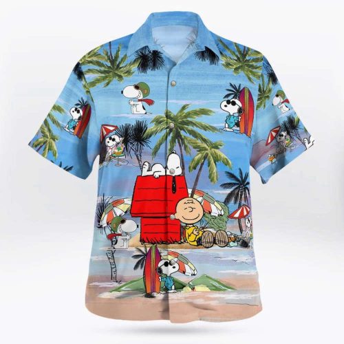 Snoopy Hawaiian Shirt: Blue Summer Aloha Shirt for a Stylish Summer Time Snoopy Hawaiian Shirt: Blue Summer Aloha Shirt for a Stylish Summer Time