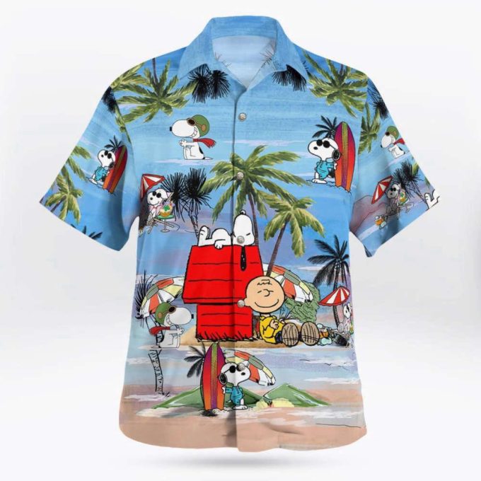 Snoopy Hawaiian Shirt: Blue Summer Aloha Shirt for a Stylish Summer Time
