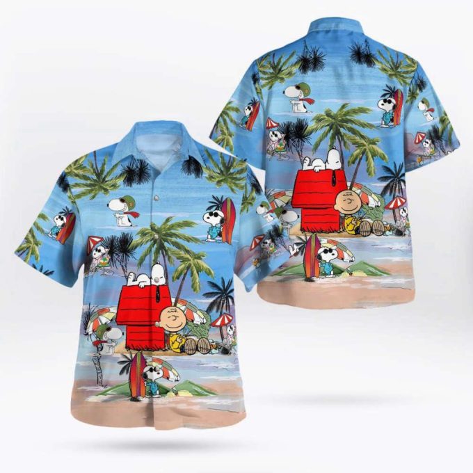 Snoopy Hawaiian Shirt: Blue Summer Aloha Shirt for a Stylish Summer Time