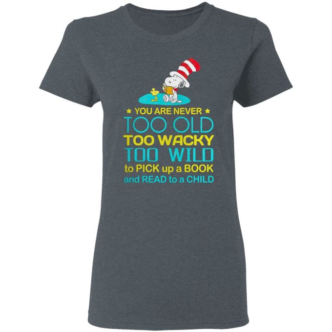 Get Playfully Wacky with Snoopy: Never Too Old Shirt – Limited Edition