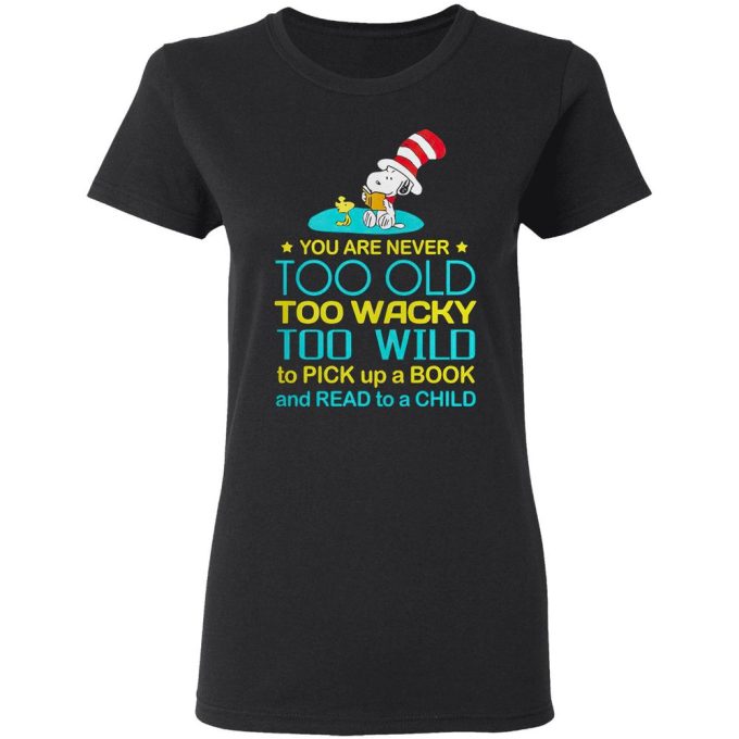 Get Playfully Wacky with Snoopy: Never Too Old Shirt – Limited Edition