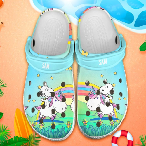 Soft And Durable Clogs Snoopy And Unicorn Colorful Clogs For Kids And Adults Soft And Durable Clogs Snoopy And Unicorn Colorful Clogs For Kids And Adults