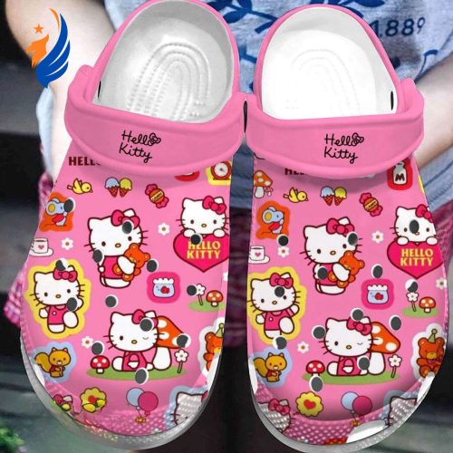 Soft & Lightweight Hello Kitty Cartoon Clogs For Kids And Adults