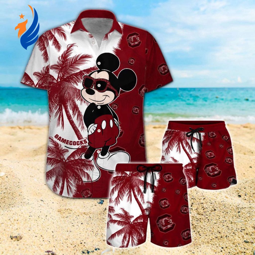 Shop the South Carolina Gamecocks & Mickey Mouse Hawaiian Shirt for Ultimate Fan Style Shop the South Carolina Gamecocks & Mickey Mouse Hawaiian Shirt for Ultimate Fan Style