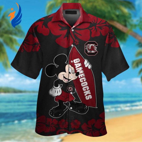 Gamecocks & Mickey Mouse Hawaiian Shirt #3 – South Carolina Collection for Fans