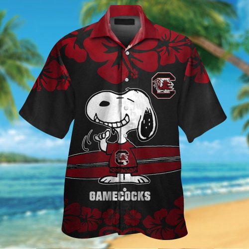 South Carolina Gamecocks & Snoopy Hawaiian Shirt: Show Your Team Spirit with this Fun and Stylish Apparel! South Carolina Gamecocks & Snoopy Hawaiian Shirt: Show Your Team Spirit with this Fun and Stylish Apparel!