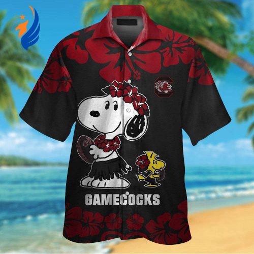 Stylish South Carolina Gamecocks & Snoopy Hawaiian Shirt #3: Embrace the Spirit with this Trendy Fan Gear! Stylish South Carolina Gamecocks & Snoopy Hawaiian Shirt #3: Embrace the Spirit with this Trendy Fan Gear!