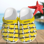 Special Clogs Peanut Snoopy Yellow Clogs For Kids And Adults