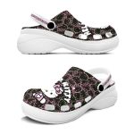 Special Hello Kitty Cute Black High-sole Clogs Special Hello Kitty Cute Black High-sole Clogs