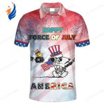 Star Wars Snoopy Happy Force Of July America – Polo Shirt Star Wars Snoopy Happy Force Of July America – Polo Shirt