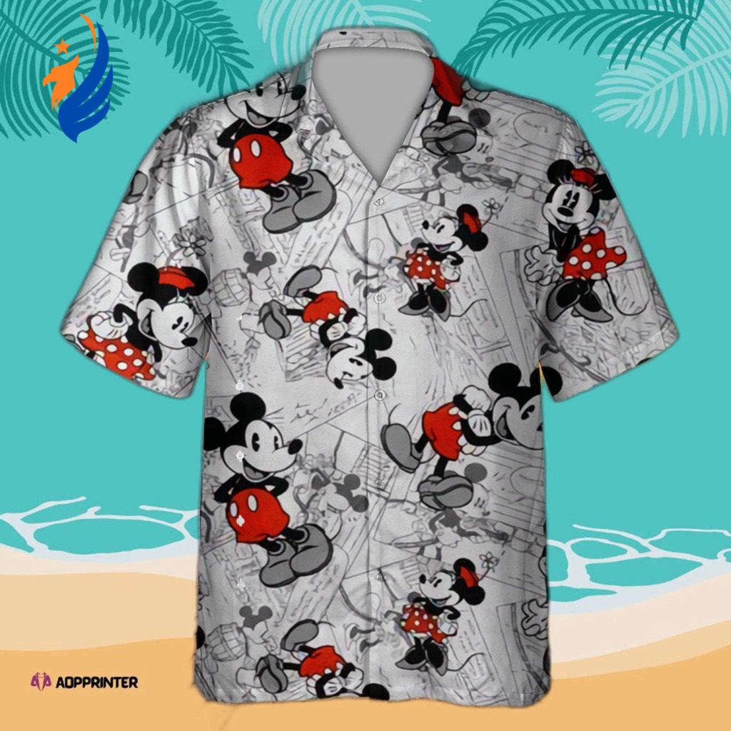 Stylish Summer Tropical Minnie and Mickey 3D Hawaiian Shirt for Men & Women – Perfect for Beach Getaways! Stylish Summer Tropical Minnie and Mickey 3D Hawaiian Shirt for Men & Women – Perfect for Beach Getaways!