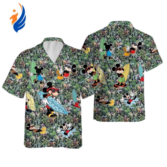 Surf in Style with Disney Mickey Hawaiian Shirt: Perfect Blend of Fun and Fashion