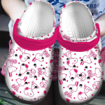 Sweety Pink Snoopy Clogs Shoes