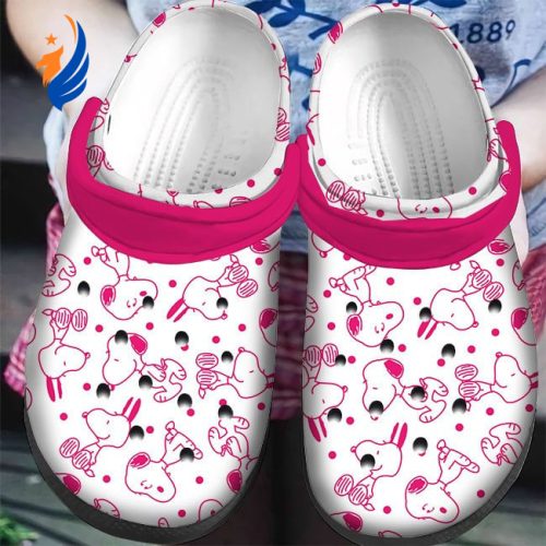 Sweety Pink Snoopy Clogs Shoes Sweety Pink Snoopy Clogs Shoes