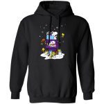 Spread Christmas Cheer with TCU Horned Frogs Santa Snoopy Shirt