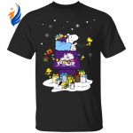 Spread Christmas Cheer with TCU Horned Frogs Santa Snoopy Shirt