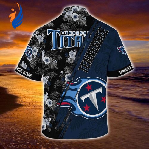 Official Tennessee Titans NFL Summer Hawaii Shirt with Mickey and Floral Pattern for Sports Fans – TU33141
