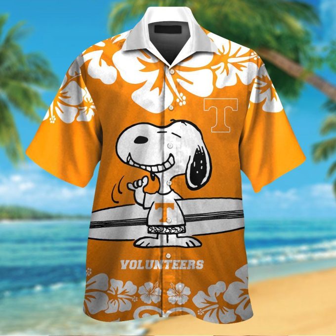 Tennessee Volunteers & Snoopy Hawaiian Shirt #3: Show Your Team Spirit with this Stylish and Fun Design!