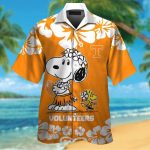 Tennessee Volunteers & Snoopy Hawaiian Shirt: Show Your Team Spirit with this Fun & Stylish Apparel!