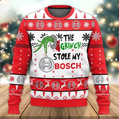 Get Festive with the Grinches Stole My Bosch Ugly Sweater – Perfect for Holiday Fun! – Gift for Men Women