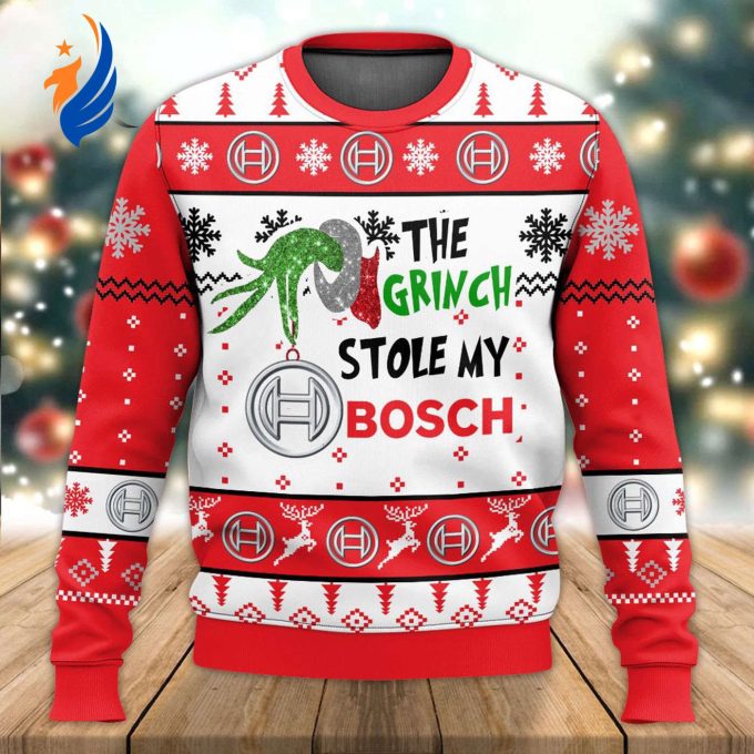 Get Festive with The Grinches Stole My Bosch Ugly Sweater – Perfect Holiday Attire Get Festive with The Grinches Stole My Bosch Ugly Sweater – Perfect Holiday Attire