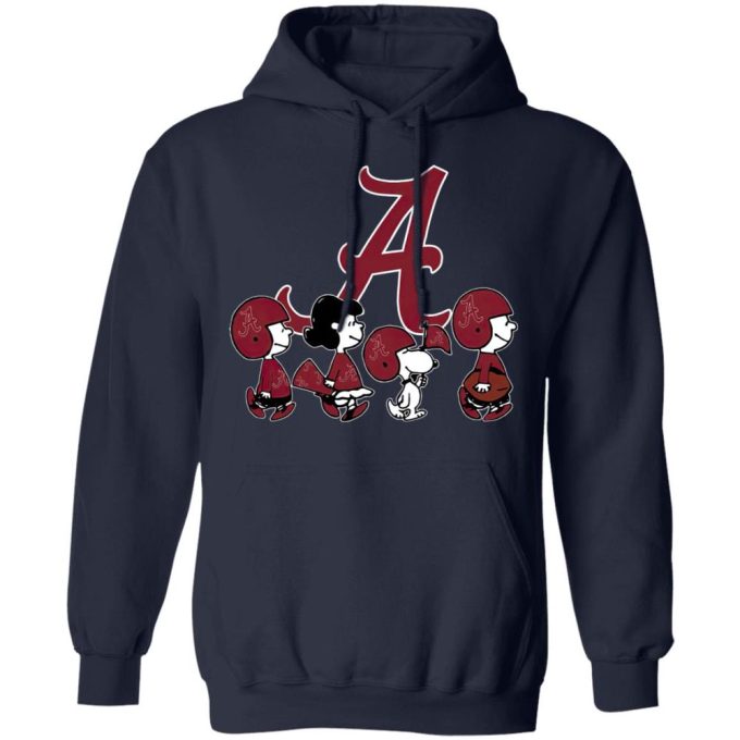 Snoopy & Friends Cheer for Alabama Crimson Tide NCAA Shirt – Show your team pride!