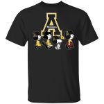 Peanuts Snoopy & Friends Cheer for Appalachian State Mountaineers NCAA Shirt – Official Merchandise
