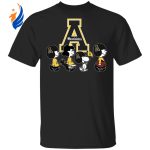 Peanuts Snoopy & Friends Cheer for Appalachian State Mountaineers NCAA Shirt – Official Merchandise