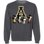 Peanuts Snoopy & Friends Cheer for Appalachian State Mountaineers NCAA Shirt – Official Merchandise