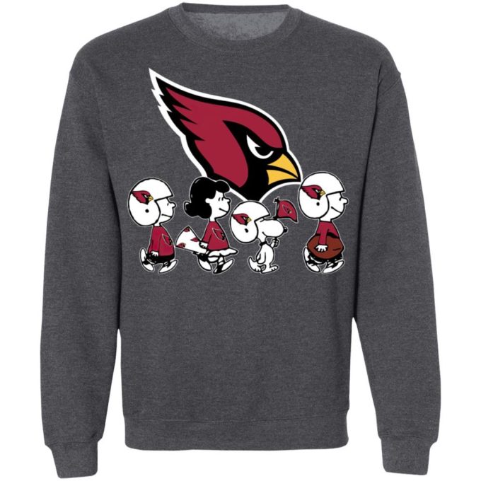 Cheer on Arizona Cardinals with Peanuts Snoopy & Friends NFL Shirt