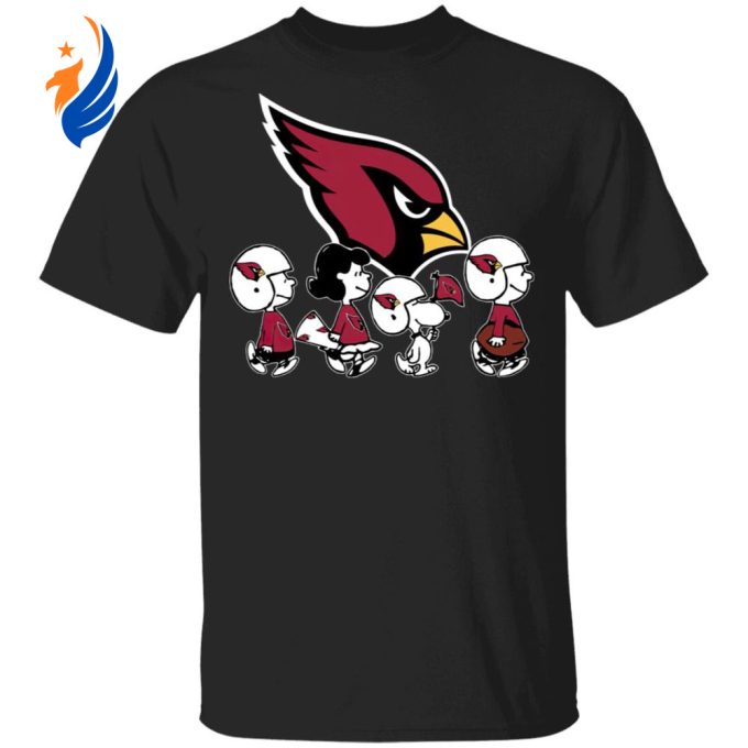 Cheer on Arizona Cardinals with Peanuts Snoopy & Friends NFL Shirt Cheer on Arizona Cardinals with Peanuts Snoopy & Friends NFL Shirt