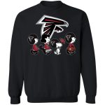 Cheer on Atlanta Falcons with Peanuts Snoopy & Friends NFL Shirt