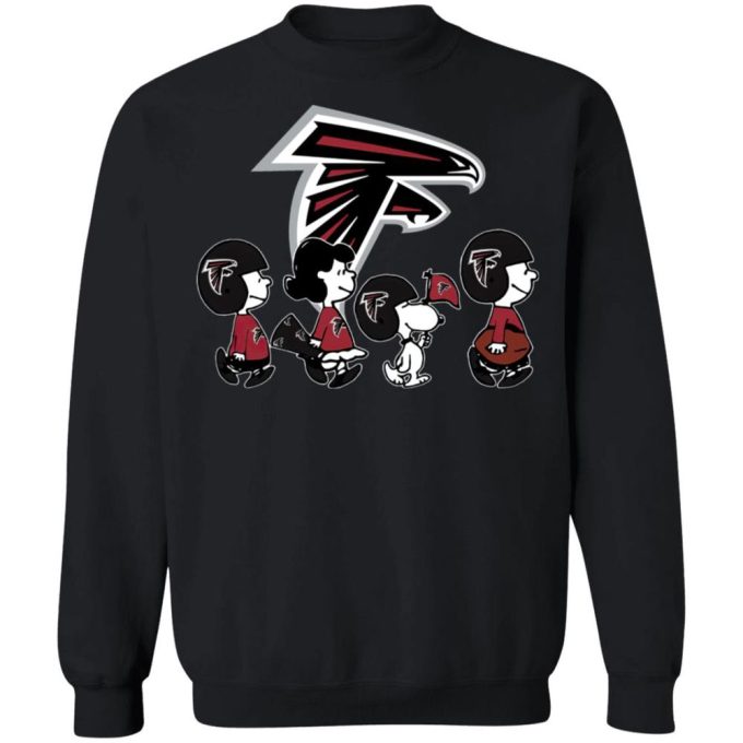 Cheer on Atlanta Falcons with Peanuts Snoopy & Friends NFL Shirt