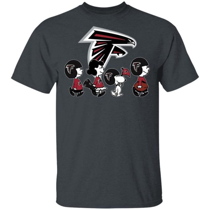 Cheer on Atlanta Falcons with Peanuts Snoopy & Friends NFL Shirt
