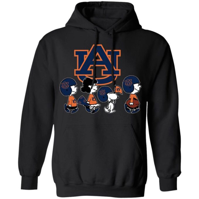 Root for Auburn Tigers with Peanuts Snoopy & Friends NCAA Shirt