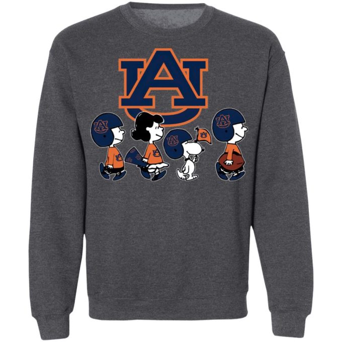 Root for Auburn Tigers with Peanuts Snoopy & Friends NCAA Shirt