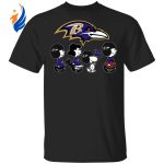 Baltimore Ravens NFL Shirt: Peanuts Snoopy & Friends Cheer in Style! Baltimore Ravens NFL Shirt: Peanuts Snoopy & Friends Cheer in Style!