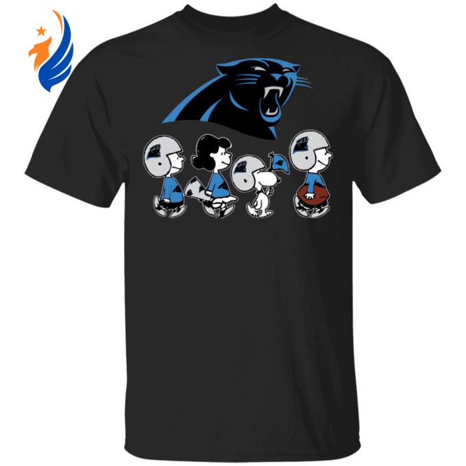 Cheer for the Carolina Panthers with Peanuts Snoopy & Friends NFL Shirt Cheer for the Carolina Panthers with Peanuts Snoopy & Friends NFL Shirt