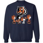 Cincinnati Bengals NFL Shirt: Peanuts Snoopy & Friends Cheer Perfect Fan Gear! Cincinnati Bengals NFL Shirt: Peanuts Snoopy & Friends Cheer Perfect Fan Gear!