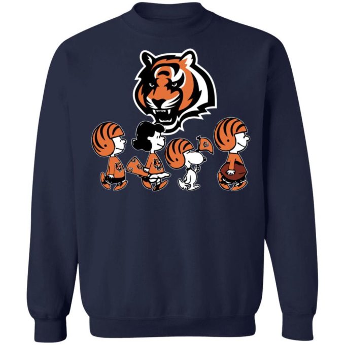 Cincinnati Bengals NFL Shirt: Peanuts Snoopy & Friends Cheer Perfect Fan Gear!