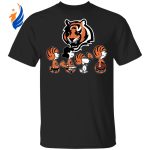 Cincinnati Bengals NFL Shirt: Peanuts Snoopy & Friends Cheer Perfect Fan Gear! Cincinnati Bengals NFL Shirt: Peanuts Snoopy & Friends Cheer Perfect Fan Gear!