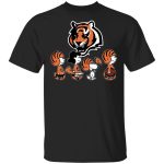 Cincinnati Bengals NFL Shirt: Peanuts Snoopy & Friends Cheer Perfect Fan Gear! Cincinnati Bengals NFL Shirt: Peanuts Snoopy & Friends Cheer Perfect Fan Gear!