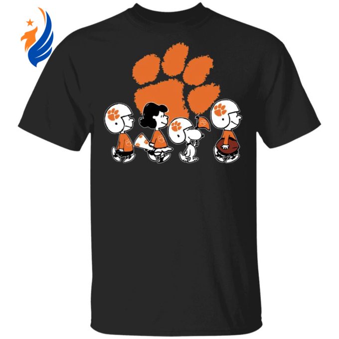 Clemson Tigers NCAA Shirt: Peanuts Snoopy & Friends Cheer – Officially Licensed Apparel Clemson Tigers NCAA Shirt: Peanuts Snoopy & Friends Cheer – Officially Licensed Apparel